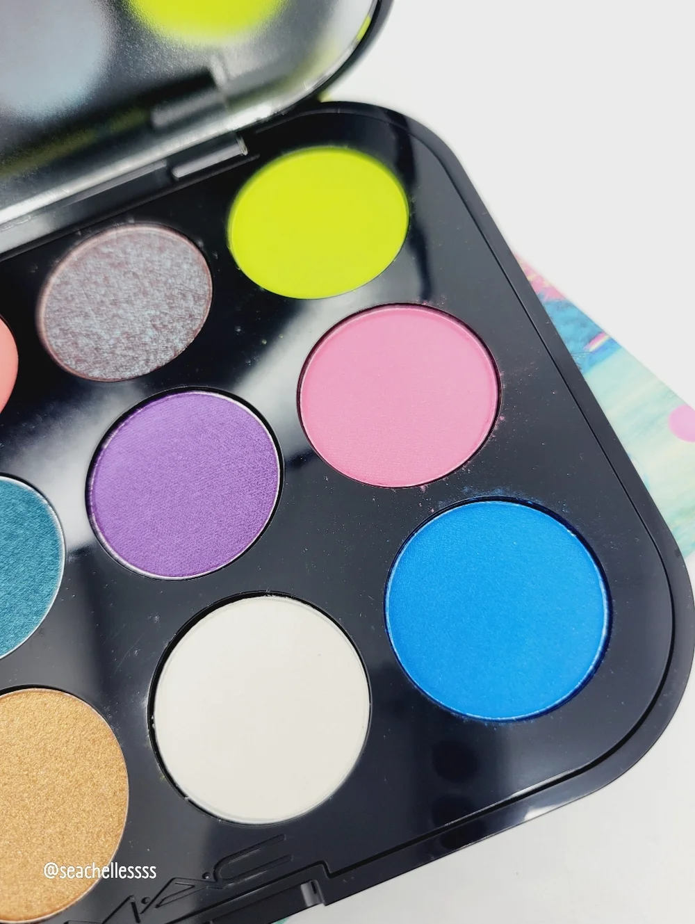 Mac Connect In Color Hi-Fi Color Eyeshadow Palette Brand New In Box Brights